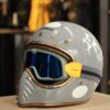 Capacete Lucca Magno X Glossy Grey Com Óculos Googles - Imagem 3