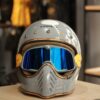 Capacete Lucca Magno X Glossy Grey Com Óculos Googles - Imagem 2