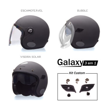 Imagem ilustrativa dos modos de uso do Galaxy 3 em 1, ignorar a cor do produto.