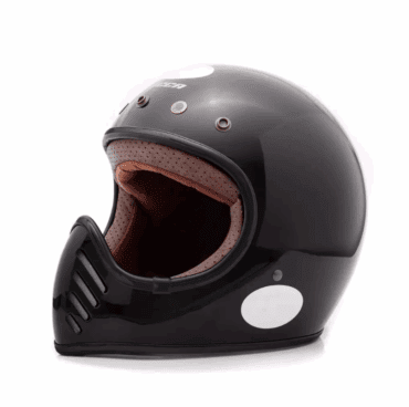 Capacete Lucca Magno X Matt Black (Preto Fosco) Com Óculos Googles