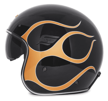 Capacete Lucca Galaxy 3 em 1 Gold Flame - Imagem 2