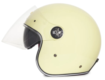 Capacete Lucca Galaxy 3 em 1 Glossy Cream